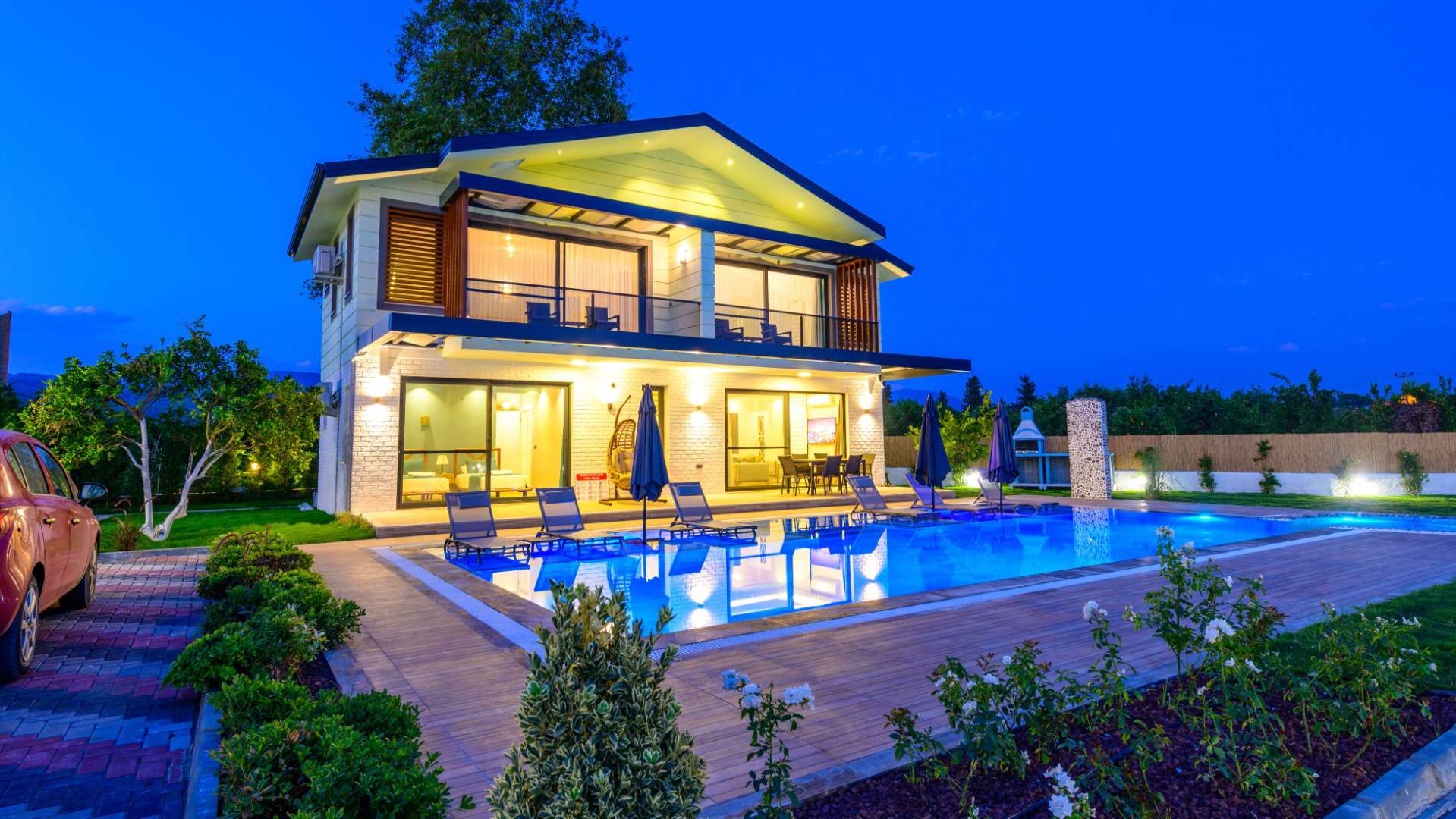 Villa Lara, Fethiye Yanıklar Bölgesinde 6 Kişilik Kiralık Villa