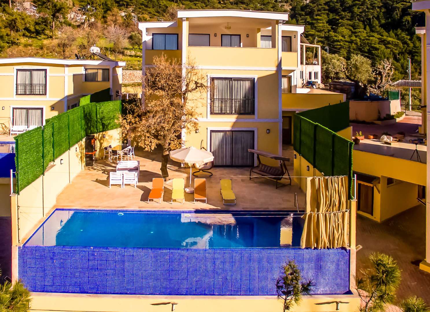 Villa Doğa Meşe, Kalkan İslamlar Bölgesinde 12 Kişilik Kiralık Villa