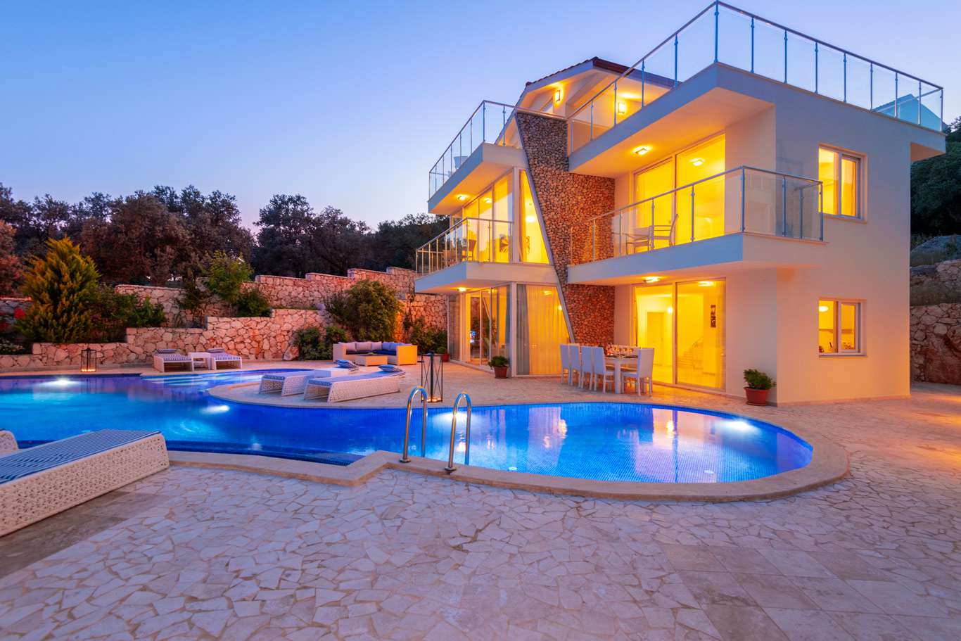 Villa Mara, Kalkan Kalkan Bölgesinde 10 Kişilik Kiralık Villa