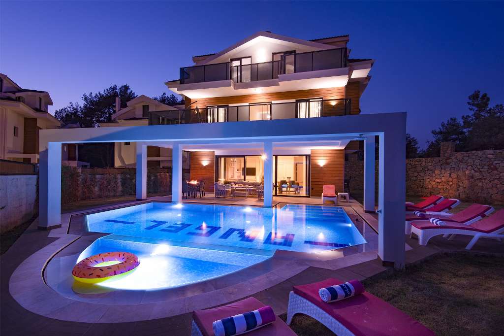 Villa Hisar Prestige D, Fethiye Hisarönü Bölgesinde 8 Kişilik Kiralık Villa