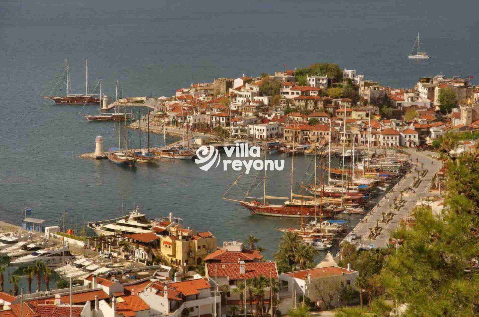 Marmaris liman görüntüsü