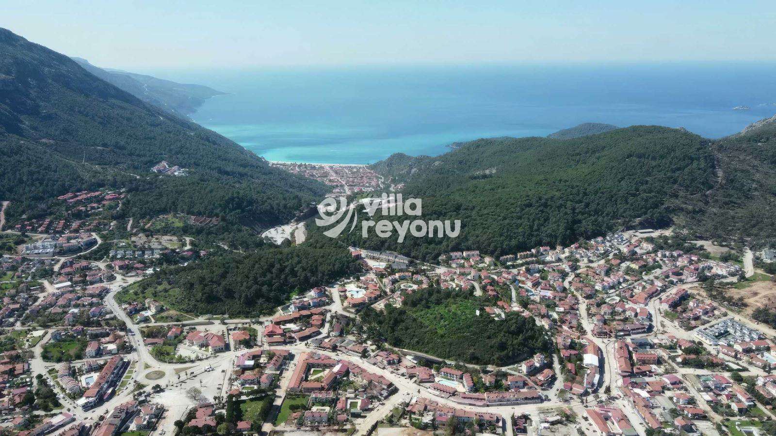 fethiye hisarönü drone fotoğrafı