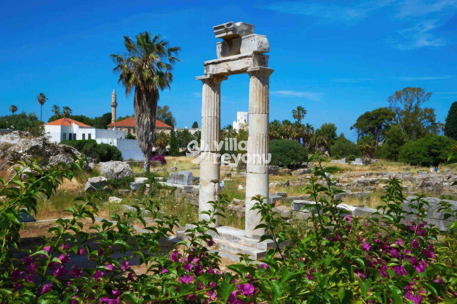 kos adası eski antik çarşı istanköy agorası