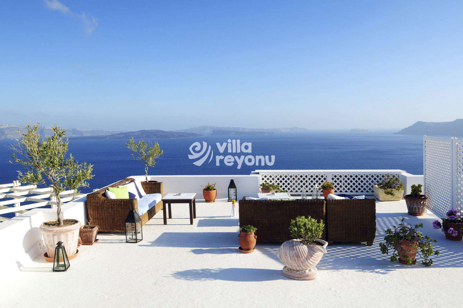 kalkanda deniz manzarlı bir villa