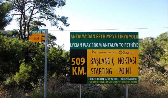 Likya Yolu Kaç KM & Likya Yolu Haritası