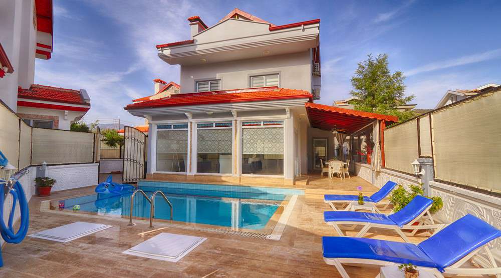 Villa Duygu, Fethiye Çiftlik Bölgesinde 8 Kişilik Kiralık Villa