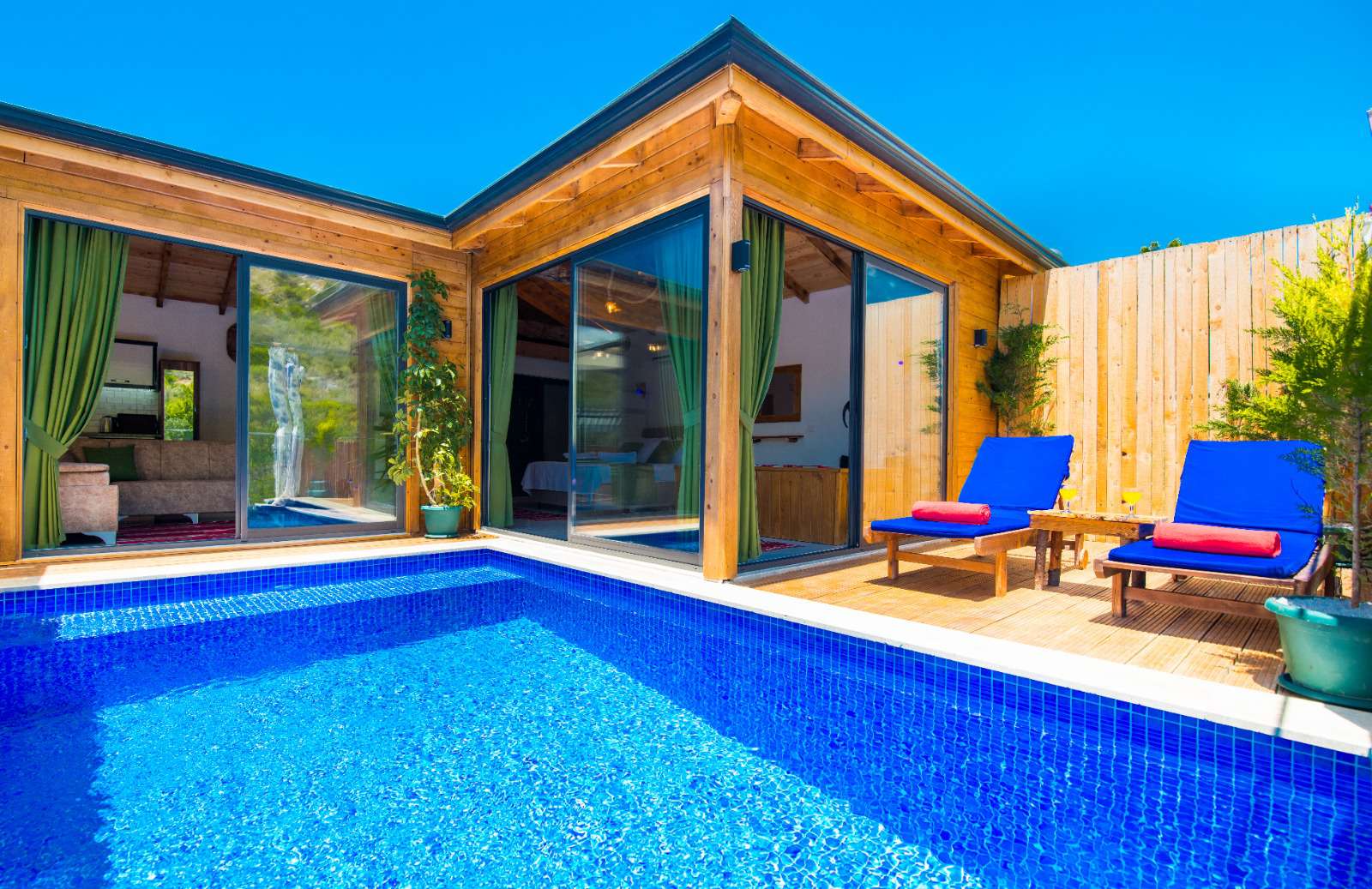 Villa Sema Cedrina, Kalkan Patara Bölgesinde 2 Kişilik Kiralık Villa